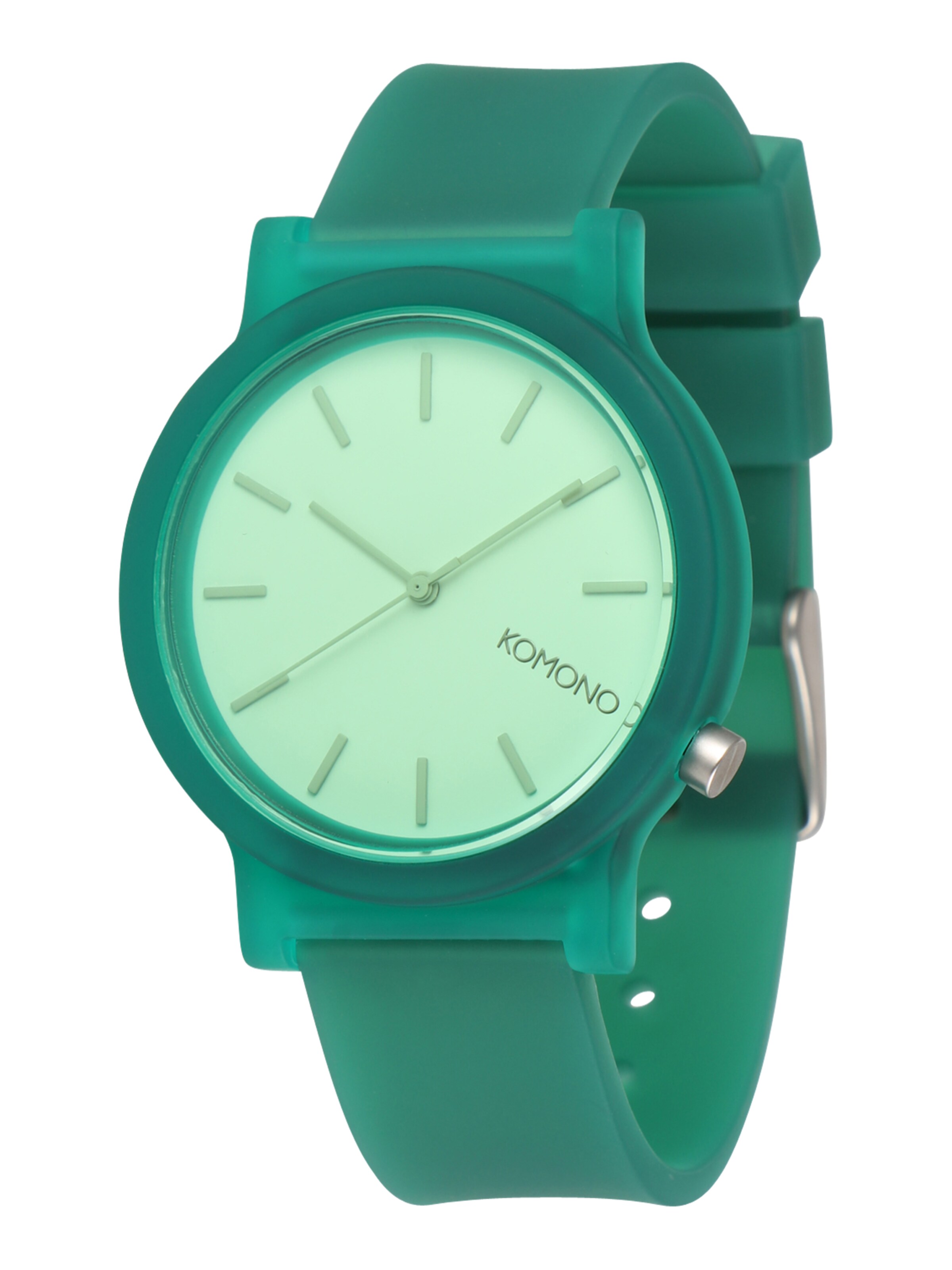 Komono - Analoog horloge 'MONO' in de kleur Groen