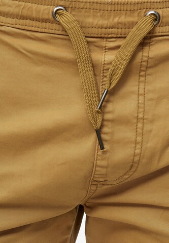 INDICODE JEANS Regular Cargo Pants 'Broadwick' in Brown
