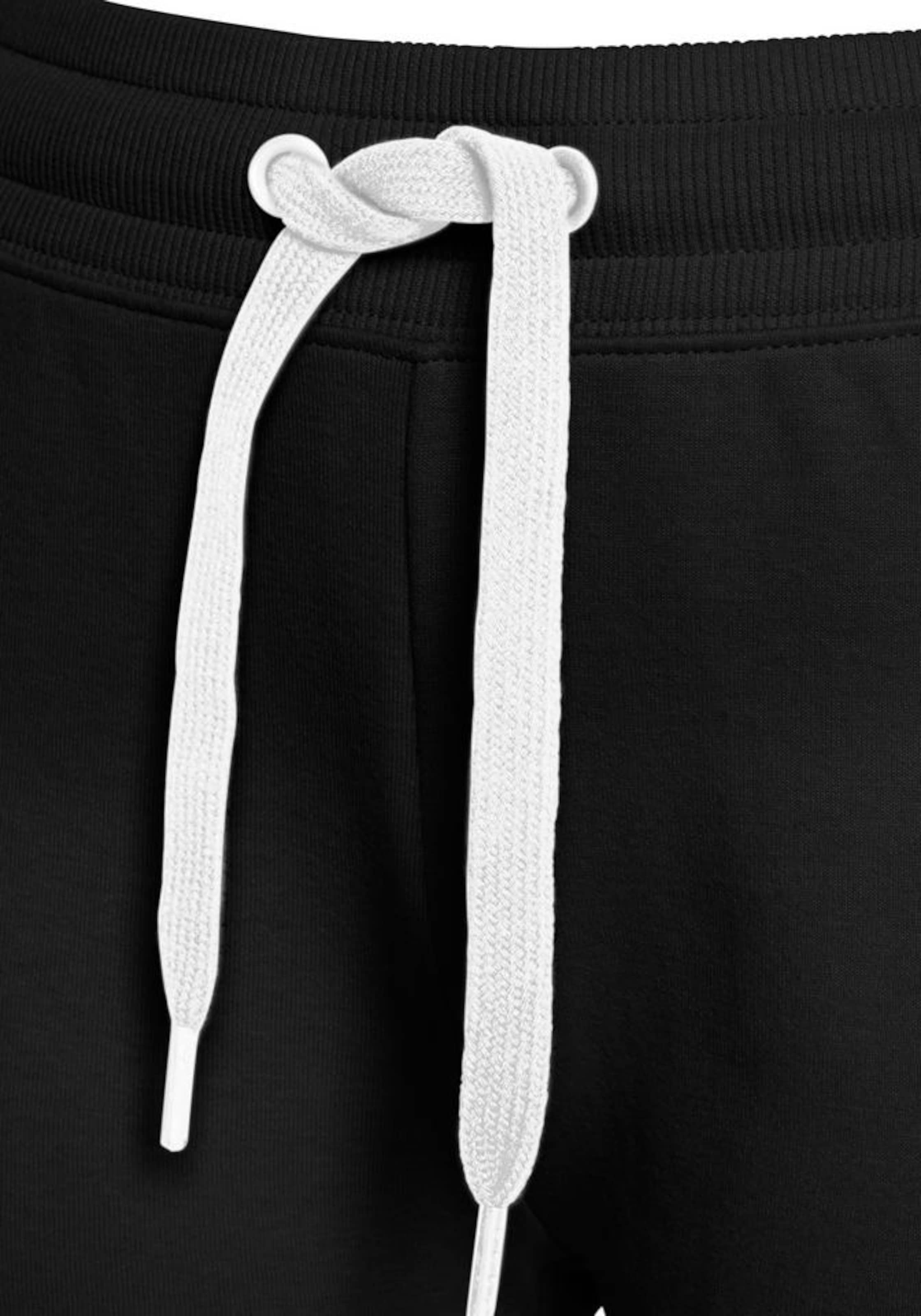 BENCH Slimfit Bukser i sort