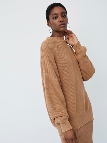 LeGer by Lena Gercke Sweater 'Ela' in Brown: front