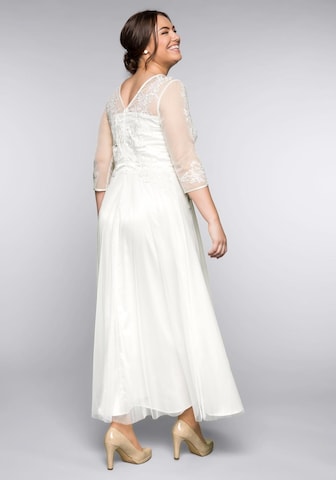 SHEEGO Evening Dress in White