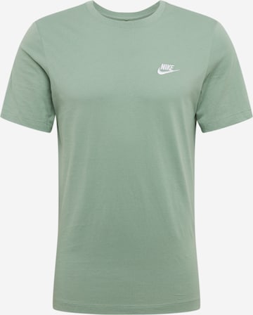 Nike Sportswear Regular Fit Shirt 'Club' in Grün: predná strana