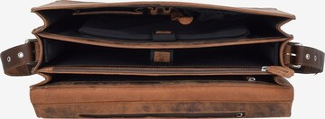 Plevier Document Bag '550er Serie' in Brown