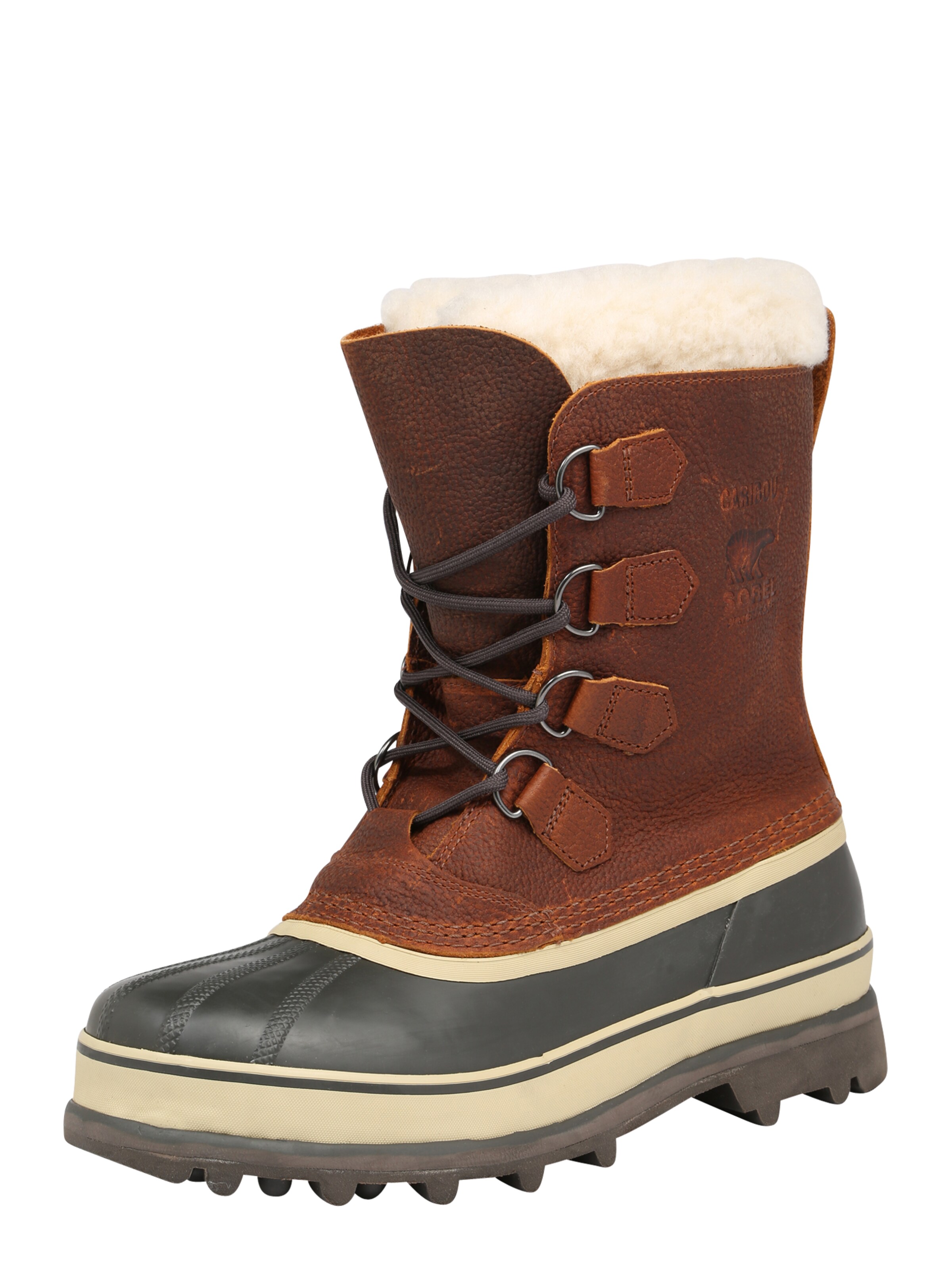 SOREL - Snowboots 'Caribou' in de kleur Bruin