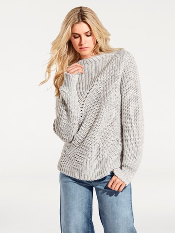 Pull-over heine en gris : devant