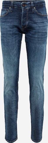 Coupe slim Jean 'Glenn' JACK & JONES en bleu : devant