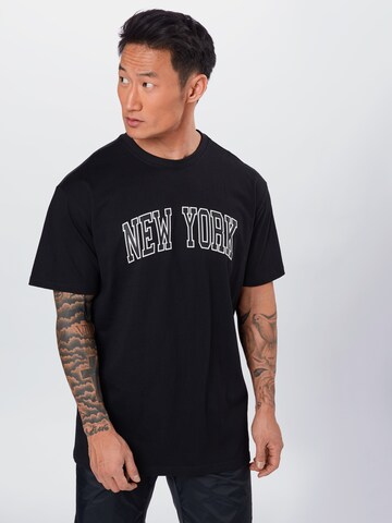 Starter Black Label Regular Fit T-Shirt 'New York' in Schwarz: predná strana