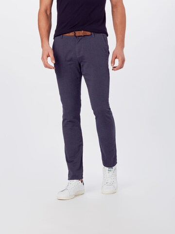 TOM TAILOR DENIM Slimfit Hose in Schwarz: predná strana