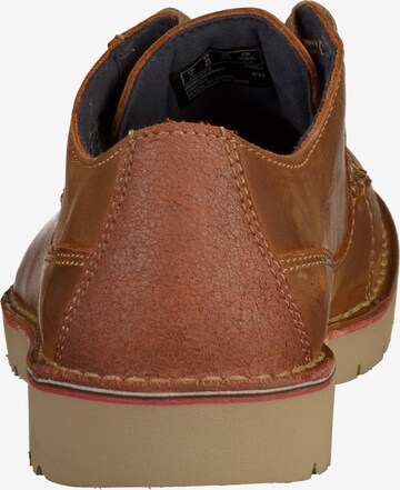 CLARKS Schnürschuh 'Vargo Plain' in Braun