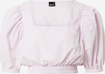 Gina Tricot Bluse 'Polly Puff' i lilla: forside