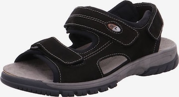 WALDLÄUFER Sandals in Black: front