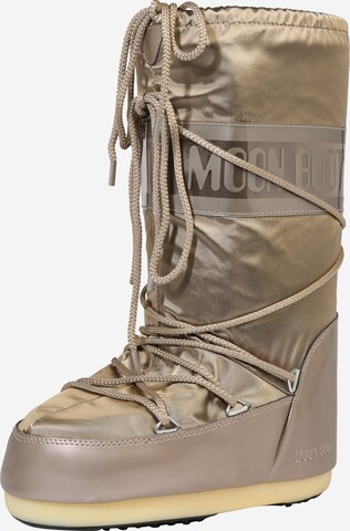 MOON BOOT Snow Boots 'Glance' in Gold: front