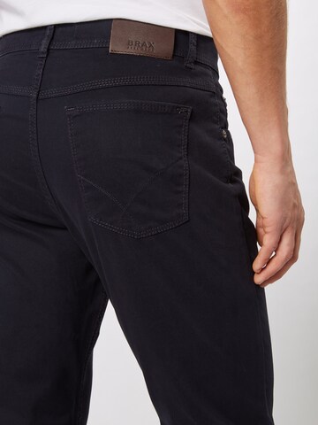 BRAX Regular Pants 'Cooper Fancy' in Blue