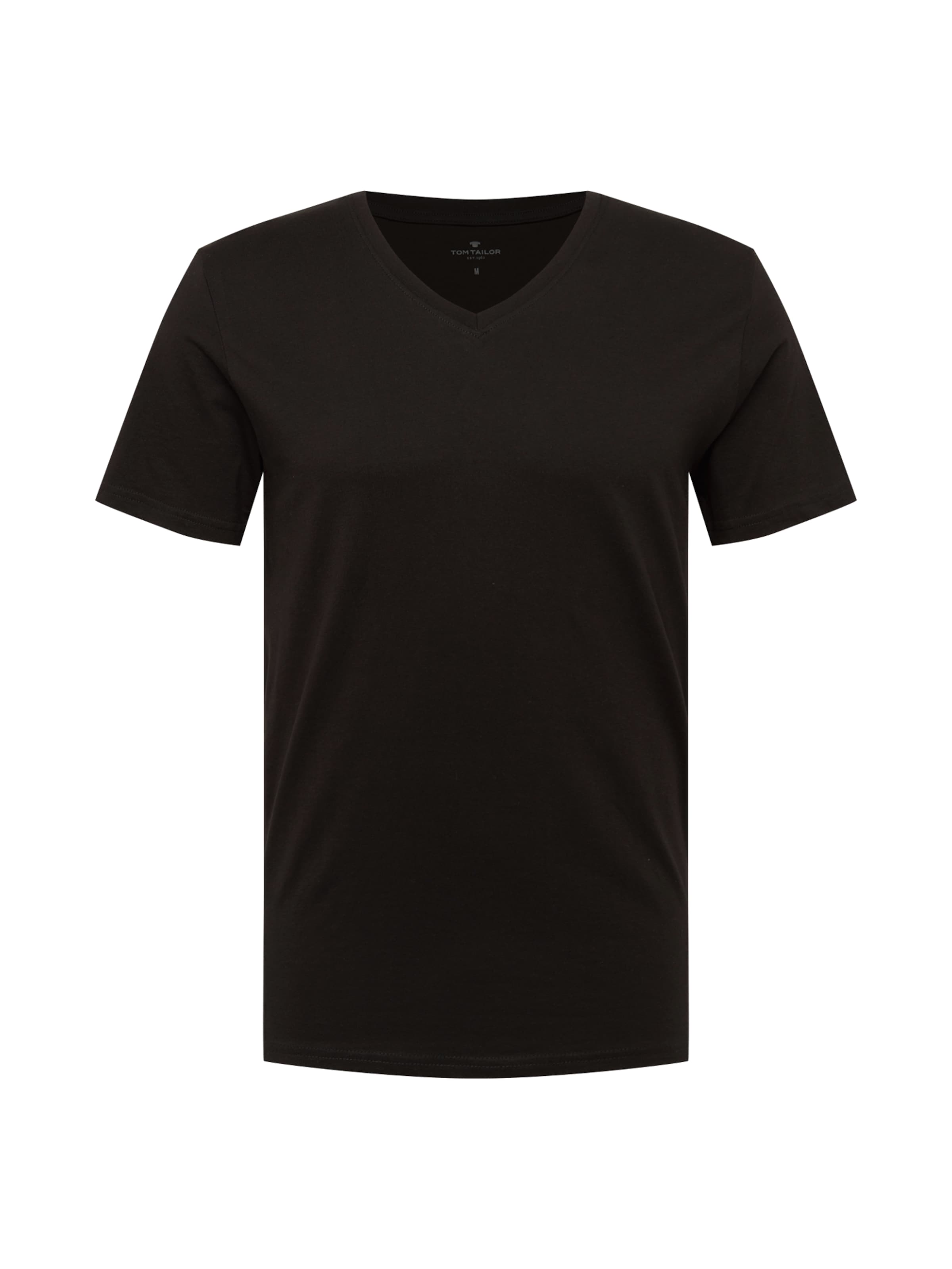TOM TAILOR T-Shirt in Schwarz