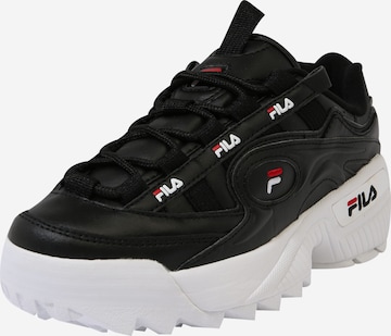 FILA Rövid szárú sportcipők 'Heritage D-Formation' - fekete: elől