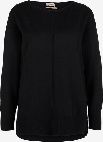 Pull-over TRIANGLE en noir : devant