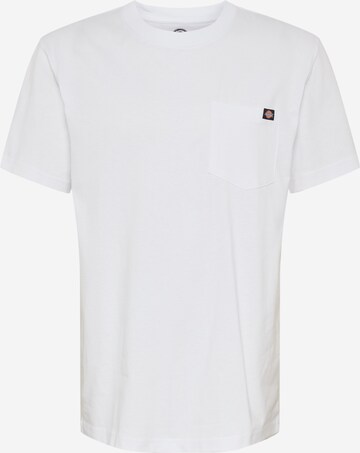 T-Shirt 'Porterdale' DICKIES en blanc : devant