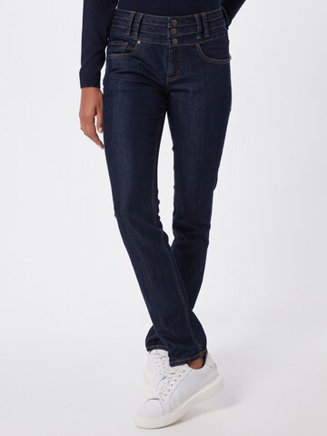 QS Slimfit Jeans 'Catie' in Blauw: voorkant