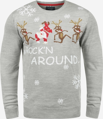 Pull-over 'Rudolph' BLEND en gris : devant