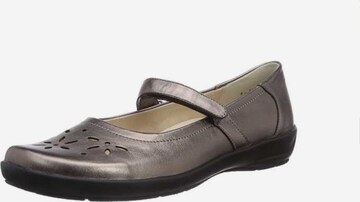 SEMLER Ballet Flats with Strap in Bronze: front