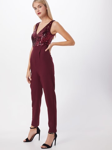 Lipsy Jumpsuit 'WS RD SQN JMPST' in Red: front