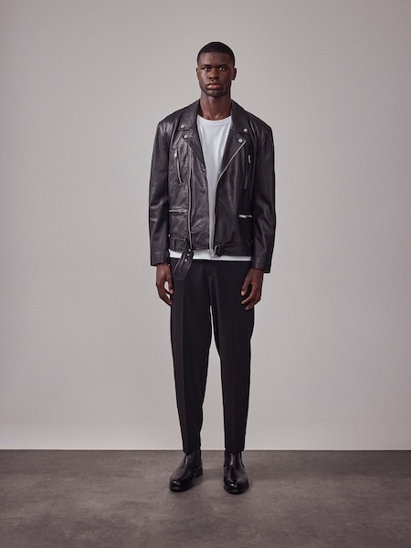 Michael - Edgy Classy Leather Look by DAN FOX APPAREL