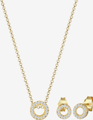 Elli DIAMONDS Jewelry Set in Gold