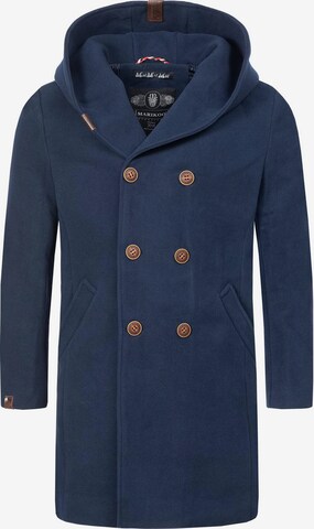 MARIKOO Between-Seasons Coat 'Irukoo' in Blue: front