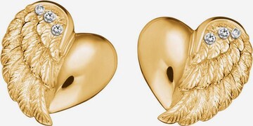 Engelsrufer Earrings 'Herzflügel, ERE-LILHEARTWING-STG' in Gold: front