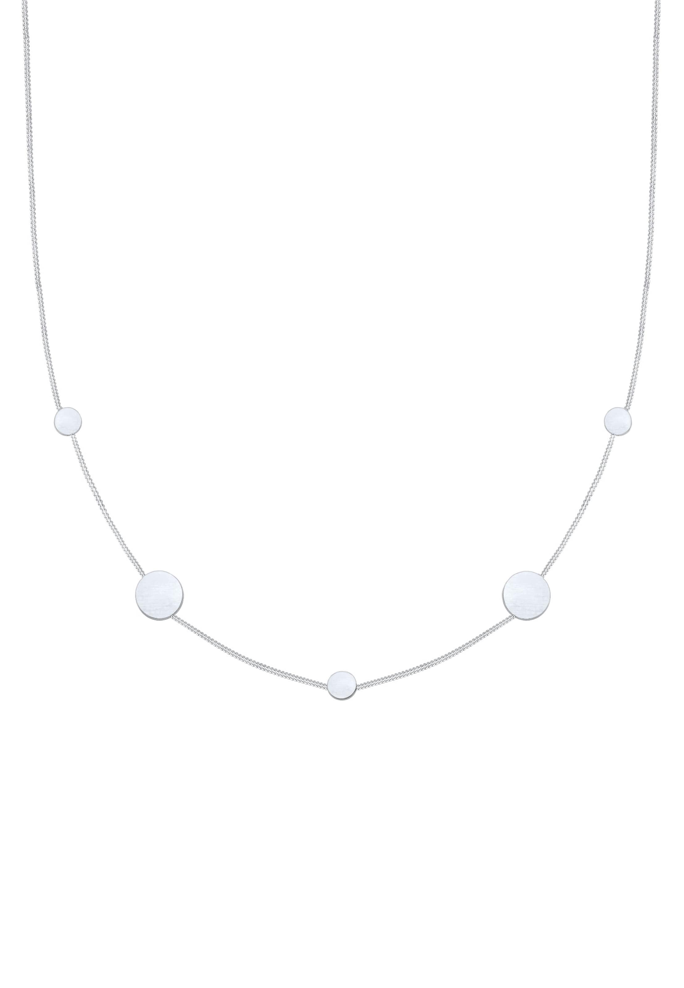 ELLI Цепочка 'Geo' в Серебристый: спереди