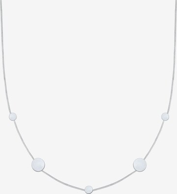 ELLI Halsband 'Geo' i silver: framsida