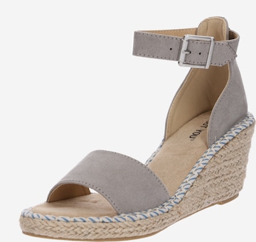 ABOUT YOU Sandals 'Leona' in Grey: front