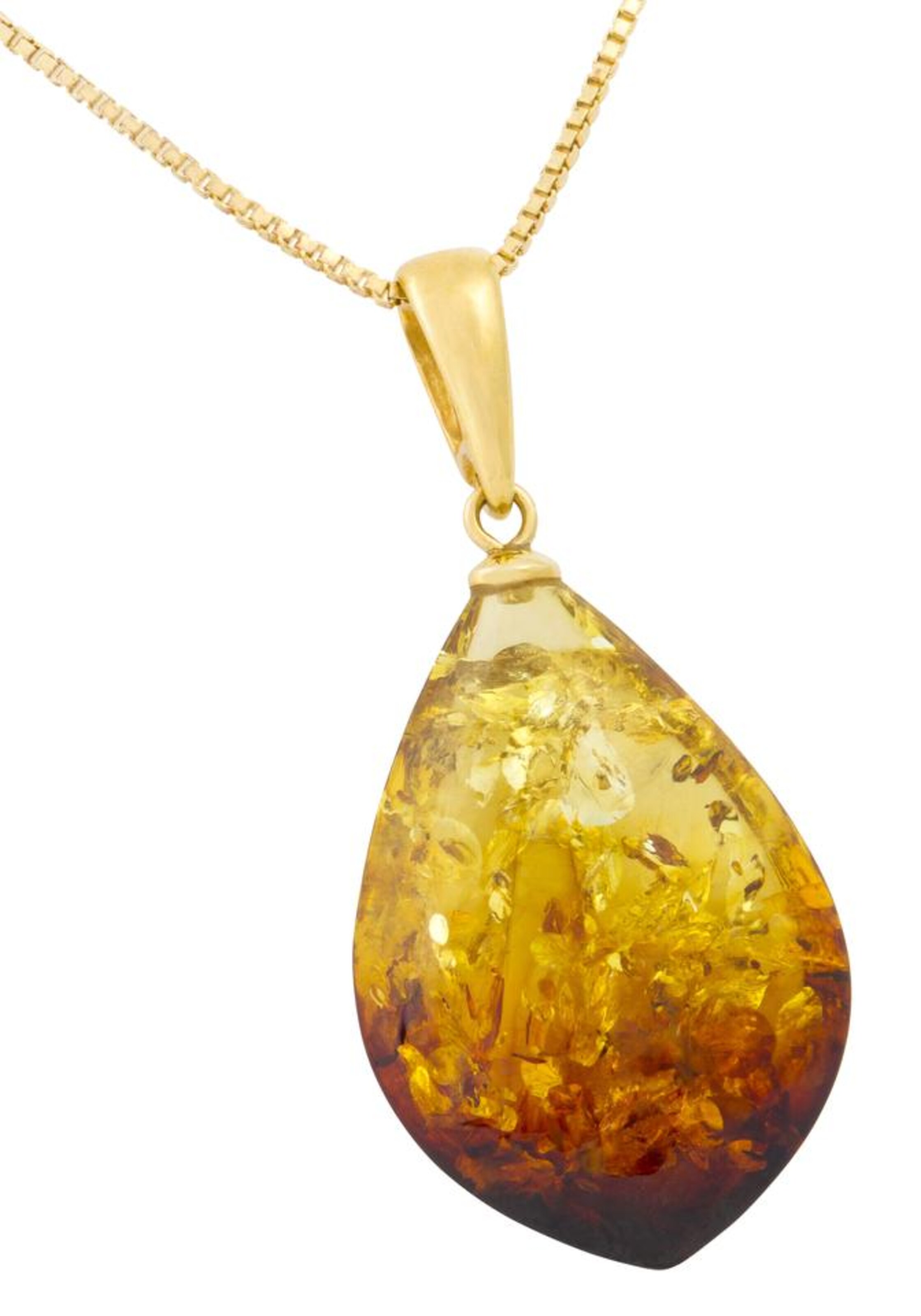 FIRETTI Necklace 'Tropfen' in Gold