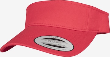 Cappello da baseball di Flexfit in rosso: frontale