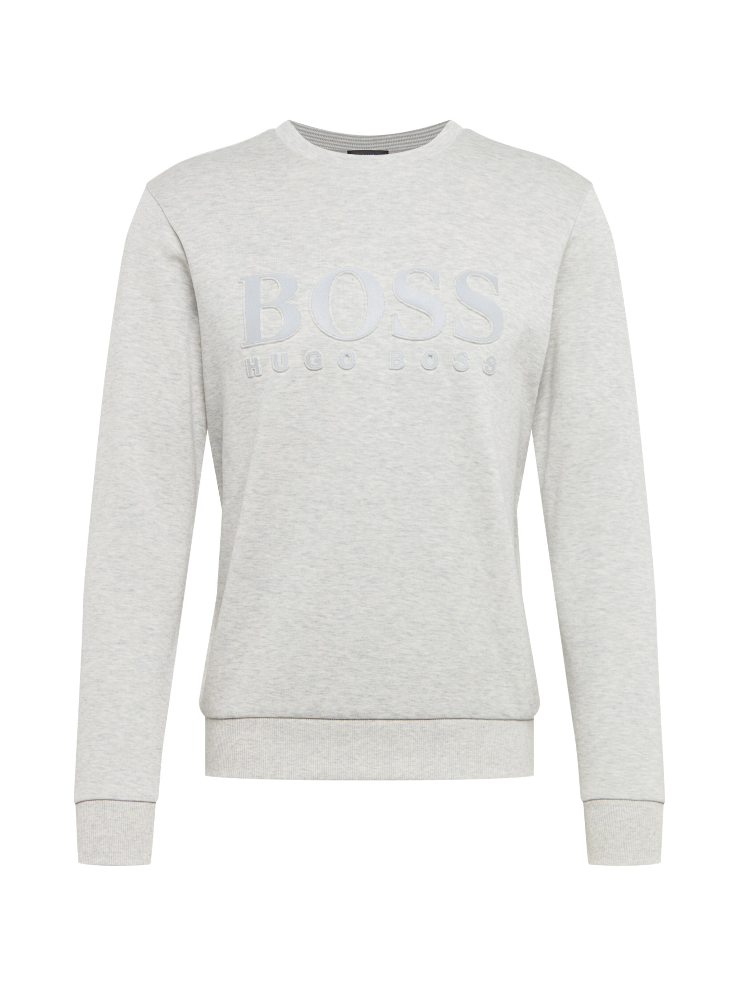 BOSS - Sweatshirt 'Salbo 10134333 01' in de kleur Lichtgrijs