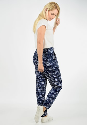 Blend She Tapered Broek 'Amerika' in Blauw