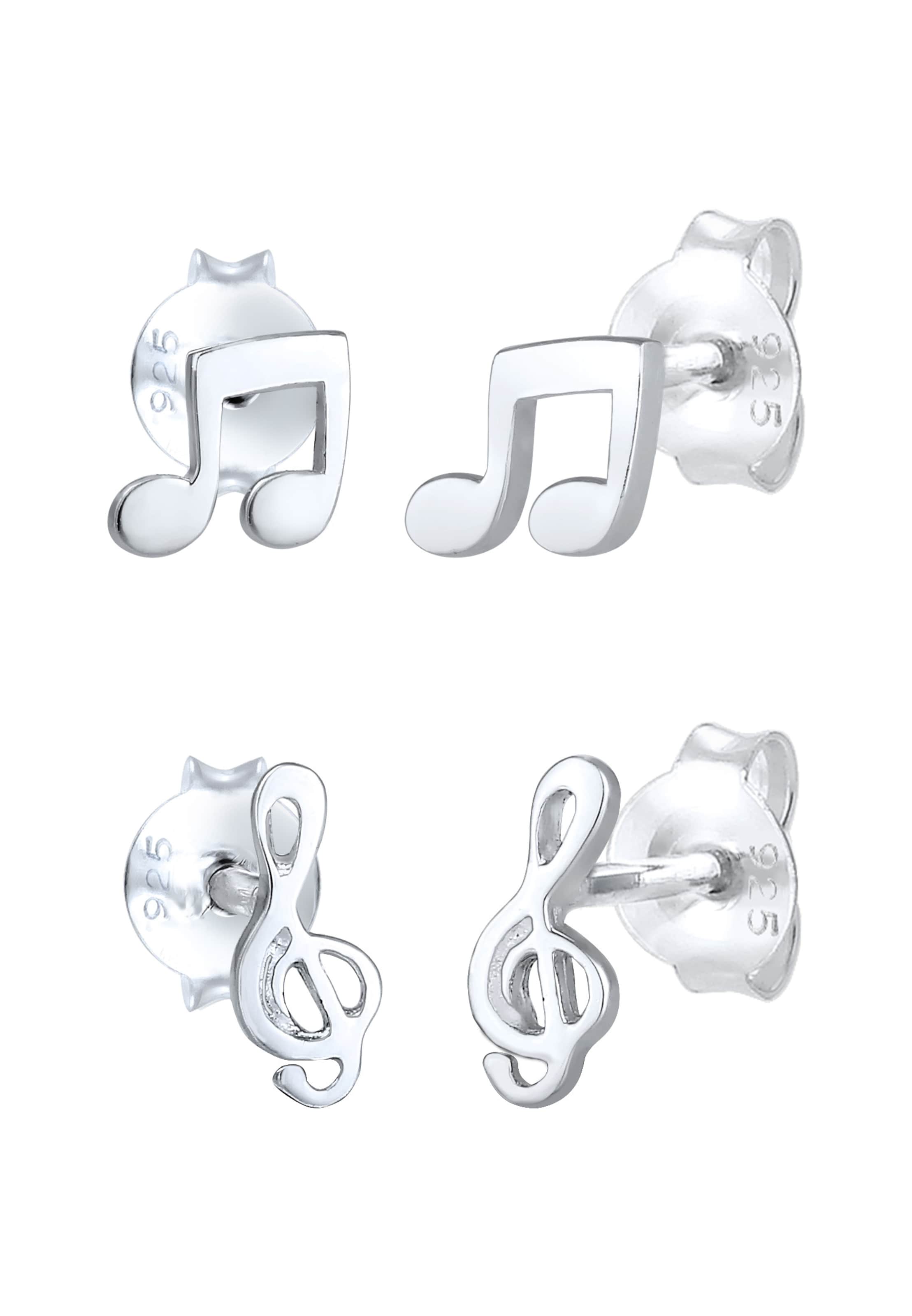 ELLI Earrings in Silver: front