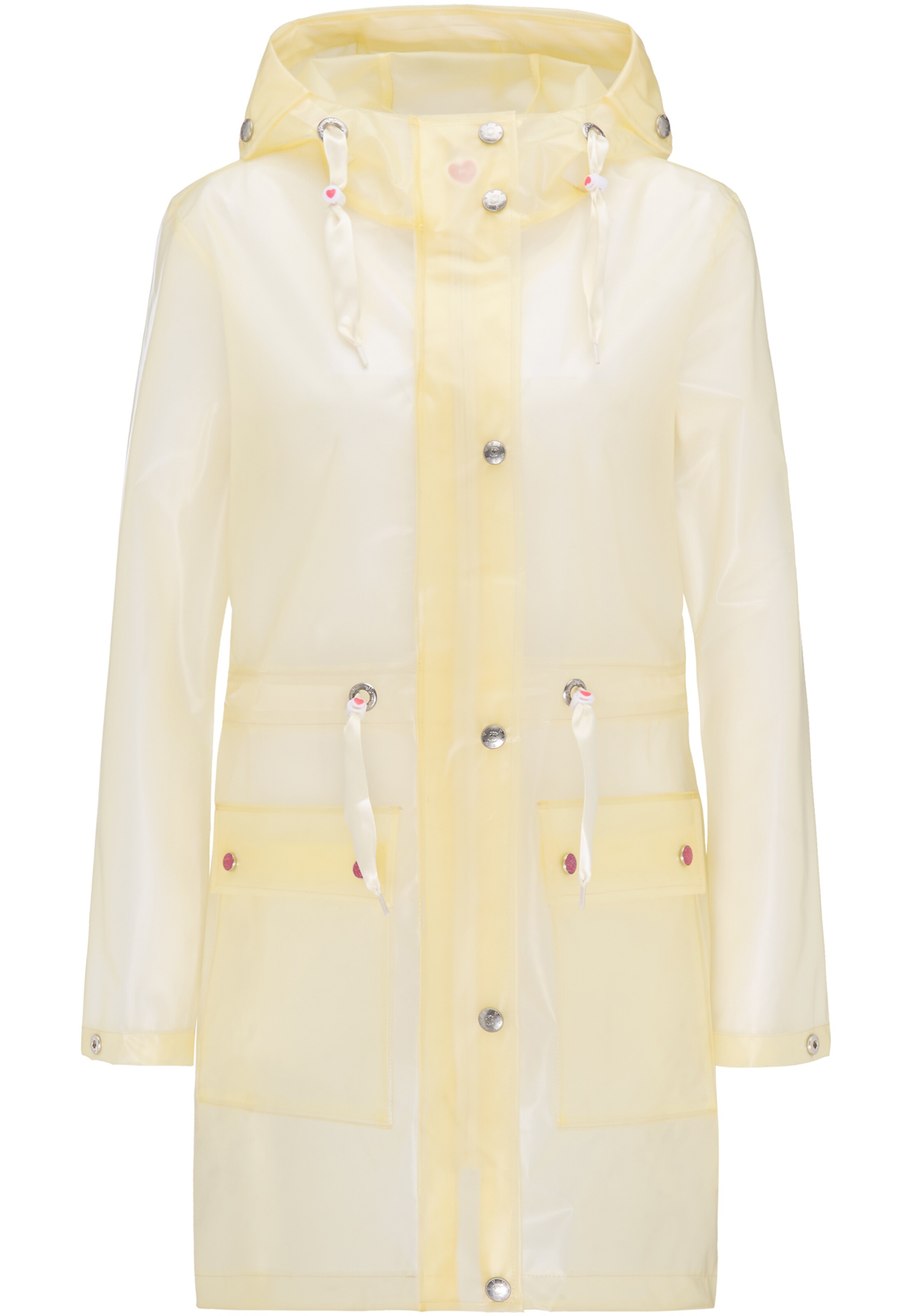 MYMO - Tussenmantel in de kleur Pasteelgeel