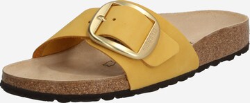 BIRKENSTOCK Pantolette 'Madrid' i gul: framsida