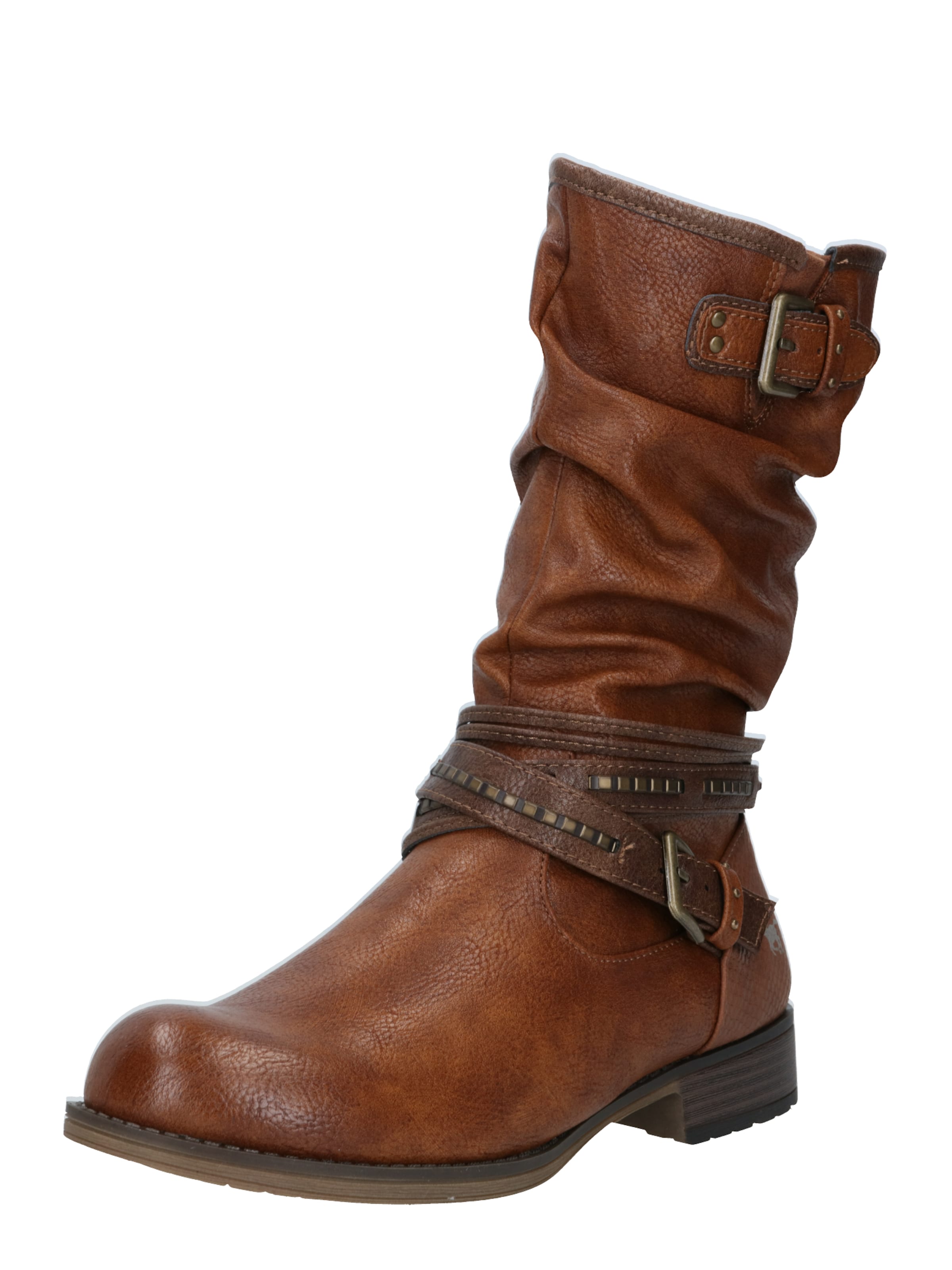 Bottes MUSTANG en marron : devant