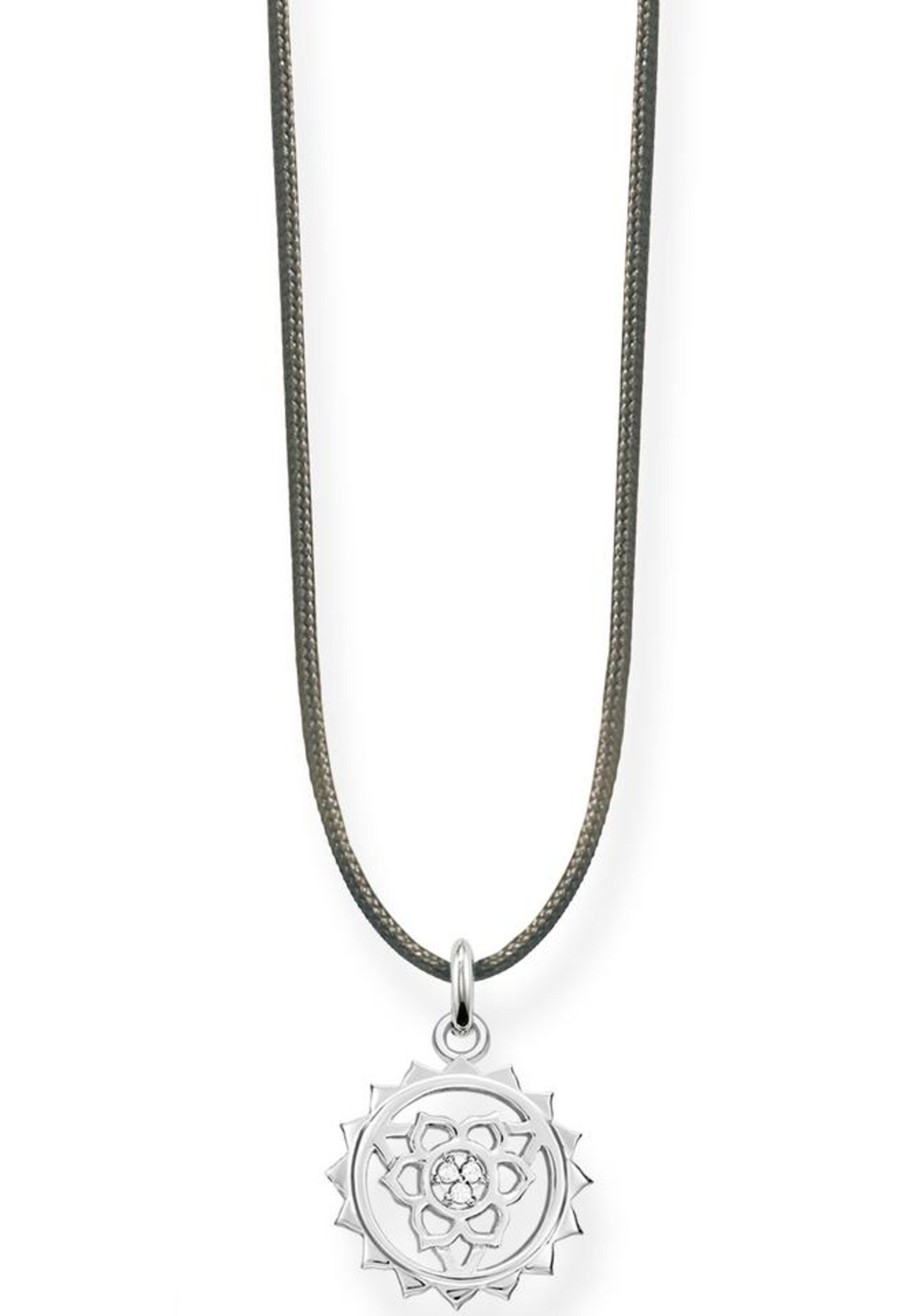 Thomas Sabo Ketting 'Halschakra' in Zilver: voorkant