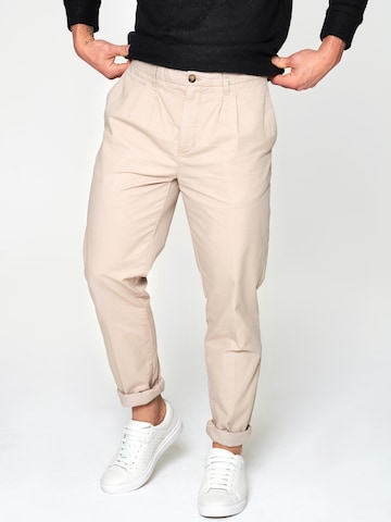 DAN FOX APPAREL Regular Chino 'Anton' in Beige: voorkant