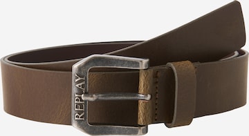 REPLAY Belt in Brown: front