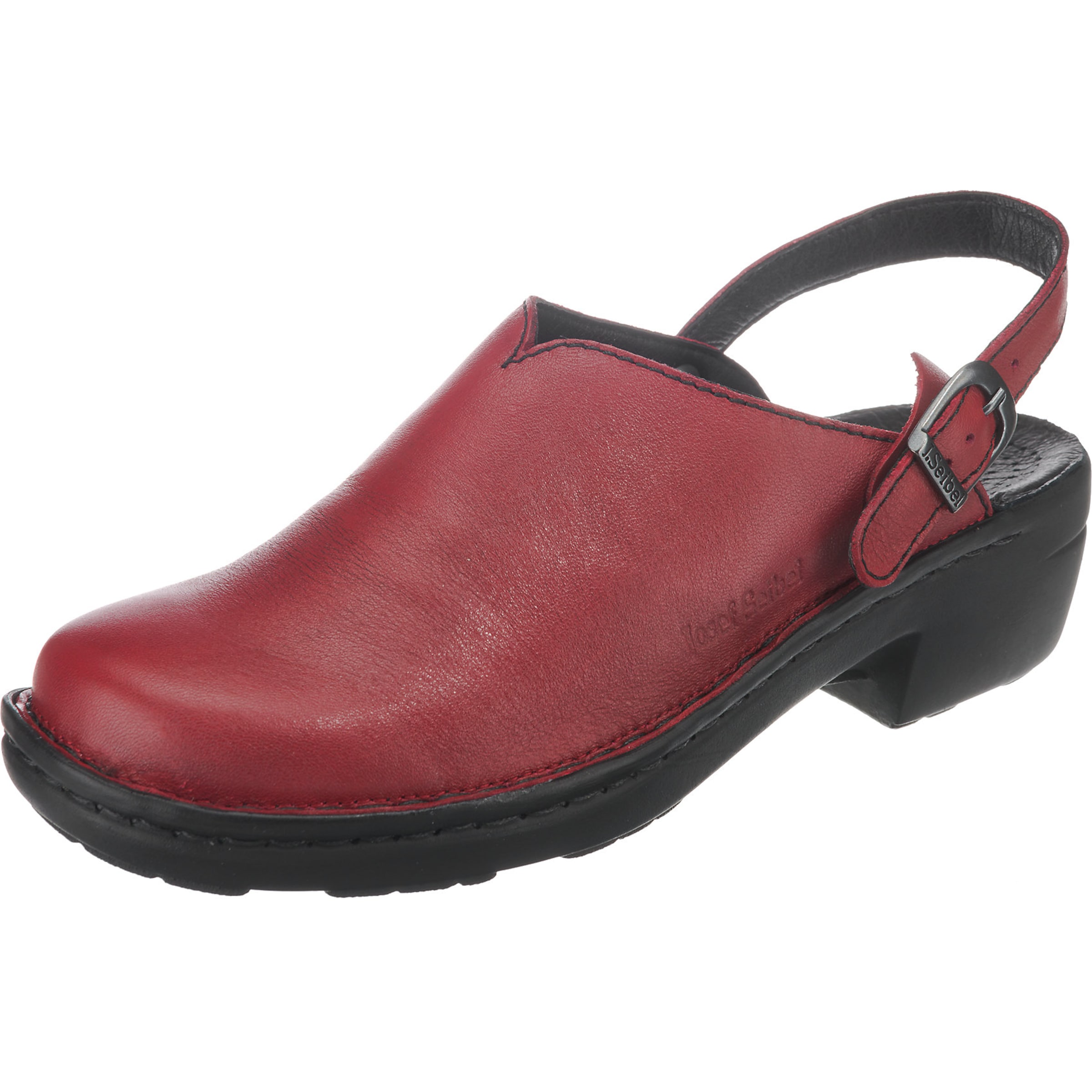 JOSEF SEIBEL Clogs 'BETSY' in Rot: Vorderseite
