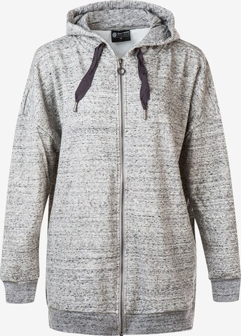 Athlecia Athletic Zip-Up Hoodie 'Bola' in Grey: front