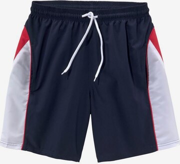 Regular Shorts de bain BENCH en bleu : devant