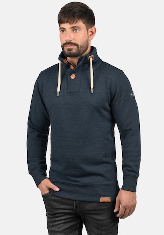 !Solid Sweater 'TripTroyer' in Blue: front