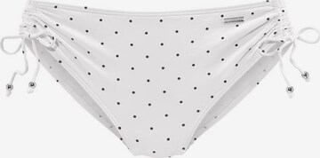 LASCANA Bikini Bottoms 'Sparkel' in White: front