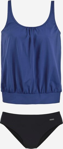 LASCANA Bustier Tankini in Blau: predná strana