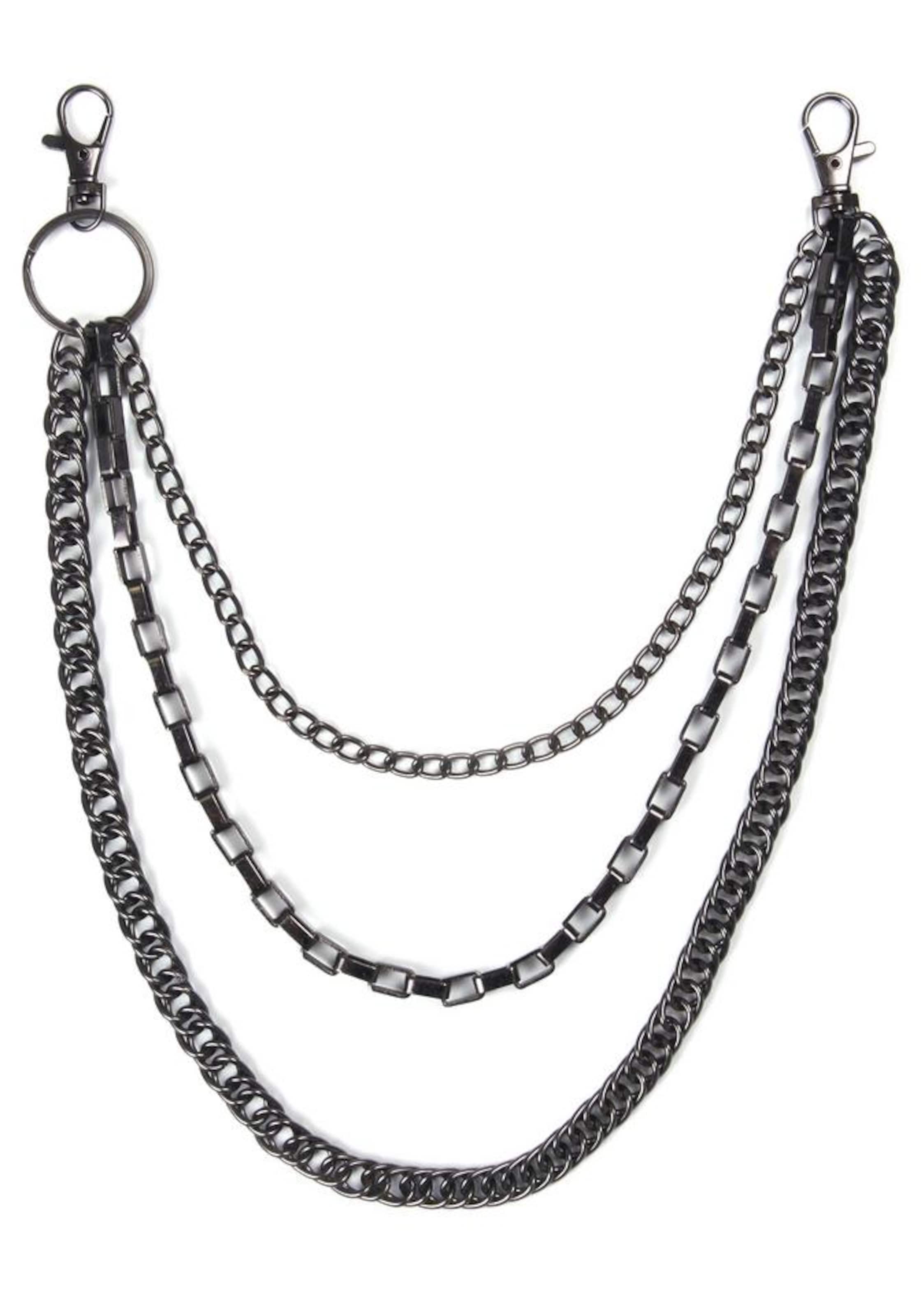 J. Jayz Necklace in Grey: front